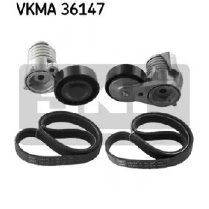VKMA 36147 SKF Комплект доріжкового ремня (ролик, ремінь)